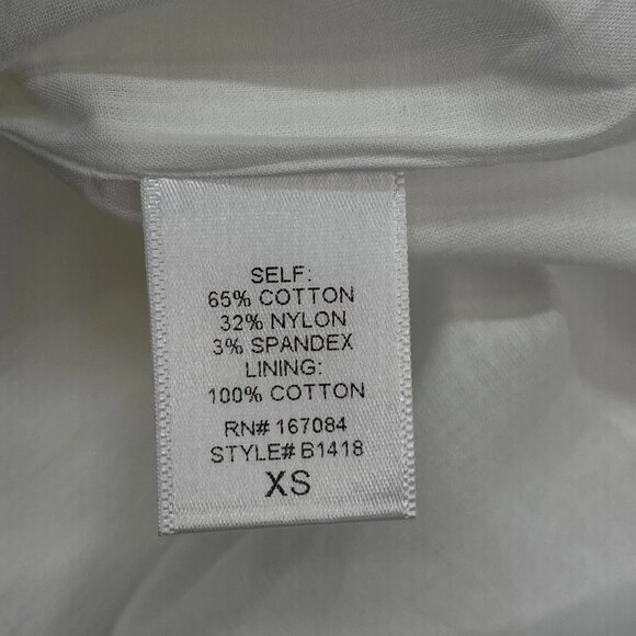 Tuckernuck Charlie Mini Dress • Size XS • White • Sleeveless Button-Down - Picture 2 of 10